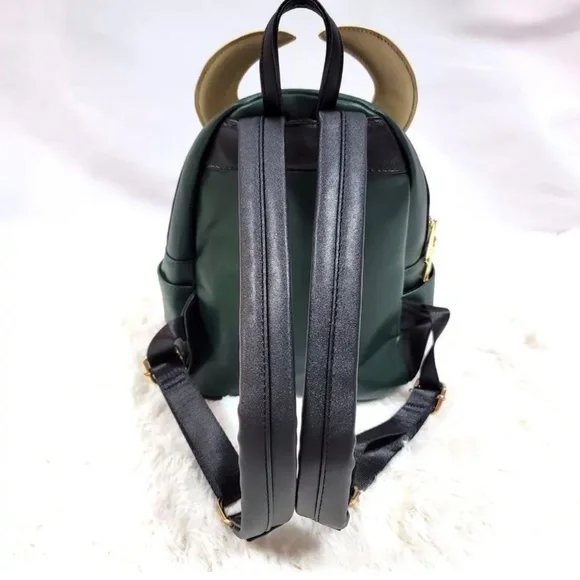 Loungefly Marvel Loki Green/Beige Backpack New - Picture 2 of 6